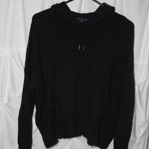 American Eagle Cashmere Distressed Hoodie